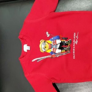 Used 24 month Polo Bear Red Ralph Lauren long sleeve sweatshirt..great conditio